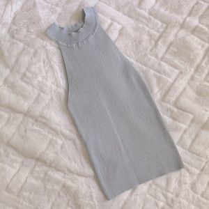 Studio F Sleeveless Silver Top